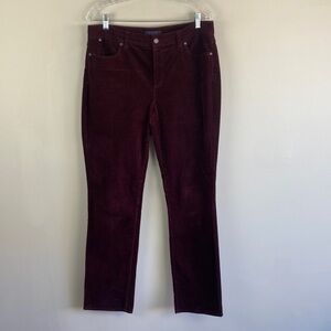 Talbots Heritage Corduroy Straight Leg Pants Size 12